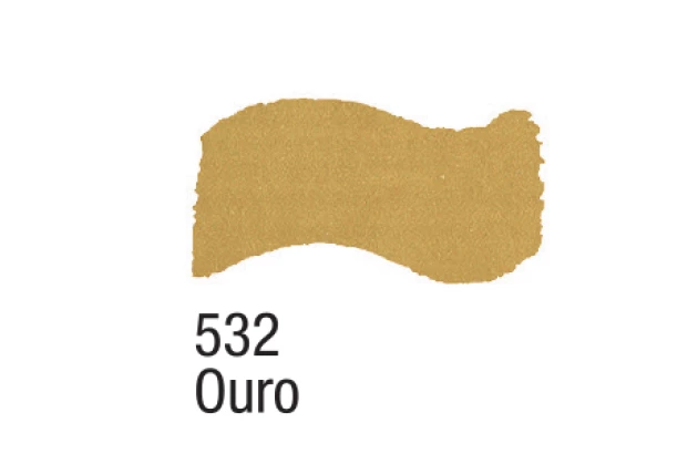 TINTA ACRÍLICA METÁLICA METAL COLORS 37ML OURO 532 ACRILEX 3640