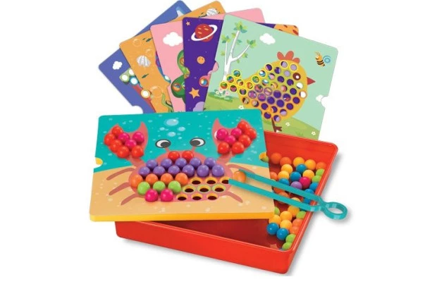 BRINQUEDO EDUCATIVO FOLLOW BEADS 12 DESAFIOS +3ANOS - EDUCA PLAY | LINHA INCLUSIVA