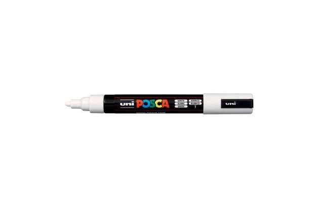 CANETA UNI POSCA PC-5M MEDIUM BRANCA