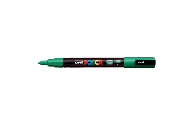 CANETA UNI POSCA PC-3M FINA VERDE