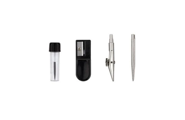 COMPASSO ESCOLAR TECNICO  CP1005 5 PEÇAS BRW