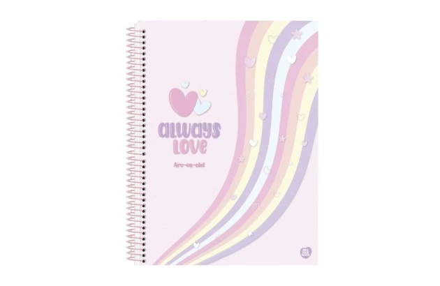 CADERNO CAPA DURA 15 MATERIAS 240 FOLHAS ARCENCIEL ANIMATIVA