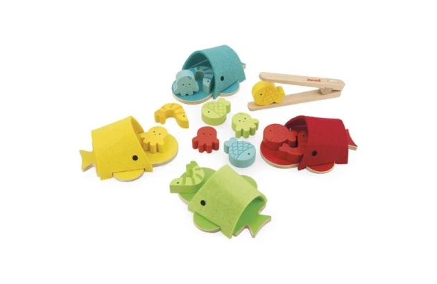 BRINQUEDO JUNTE AS CORES BALEIA ACIMA DE 2 ANOS | JANOD