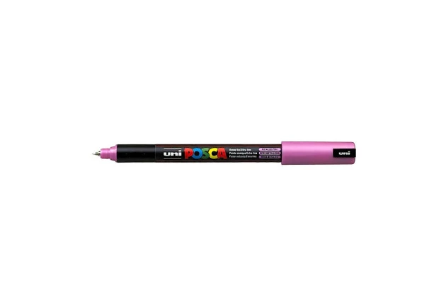 CANETA POSCA PC-1MR ROSA METALICO  PONTA EXTRAFINA 0,7MM | UNI-BALL
