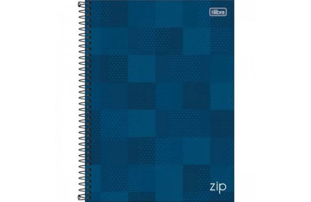 CADERNO UNIVERSITARIO 10 MATERIAS ZIP 200FLS  TILIBRA