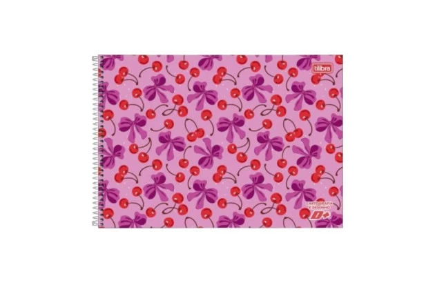 CADERNO DE DESENHO CAPA DURA 96 FOLHAS D+ FEMININO SORTIDO 200X275MM - UNIDADE | TILIBRA