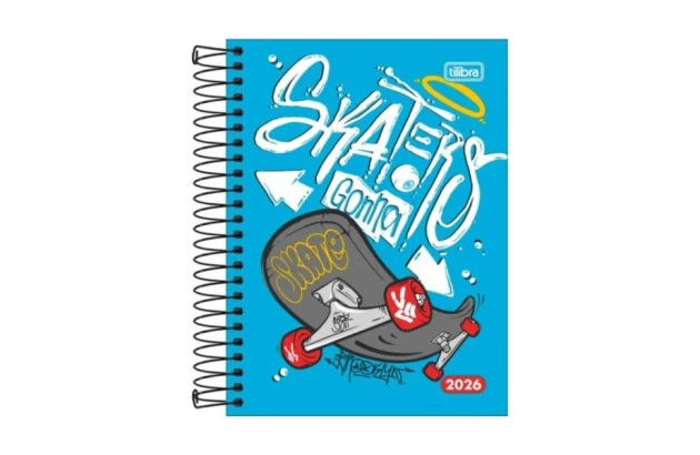 AGENDA ESPIRAL CAPA DURA M4 D+ MASCULINA 2026 TILIBRA