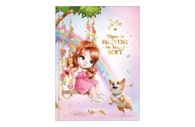 AGENDA BROCHURA PERMANENTE CAPA DURA M4 JOLIE 2D TILIBRA