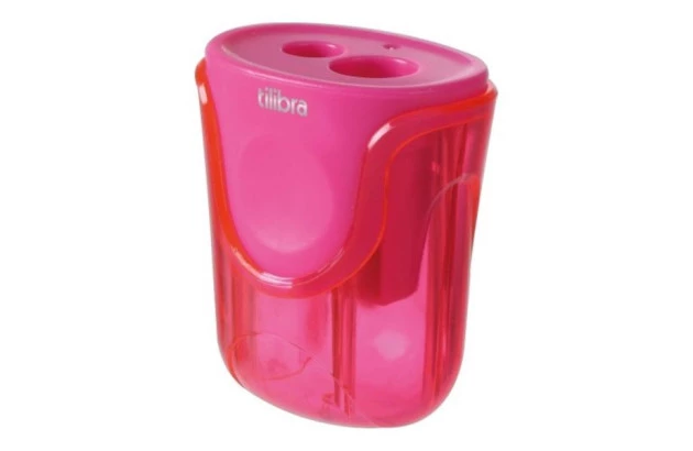 APONTADOR COM DEPOSITO 2 FURO AP15 CORES SORTIDO - UNIDADE | TILIBRA