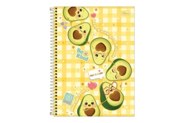 CADERNO UNIVERSITÁRIO COSTURADO CAPA DURA 80F ABACUTE 200X275MM - UNIDADE | TILIBRA