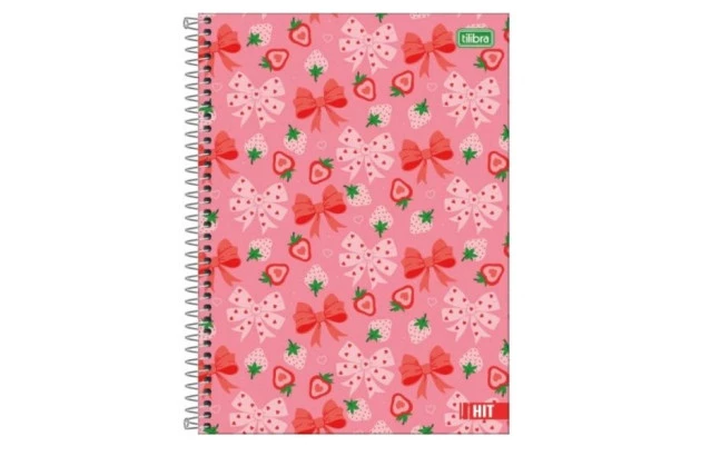 CADERNO ESPIRAL CAPA DURA UNIVERSITÁRIO 12 MATÉRIA  192F HIT FEMININO SORTIDO TILIBRA
