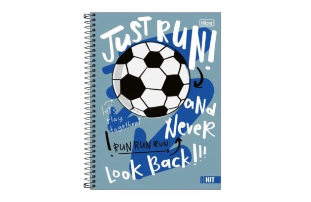 CADERNO UNIVERSITÁRIO CAPA DURA 20 MATÉRIA 320 FOLHAS 200X275 HIT MASCULINO SORTIDO TILIBRA