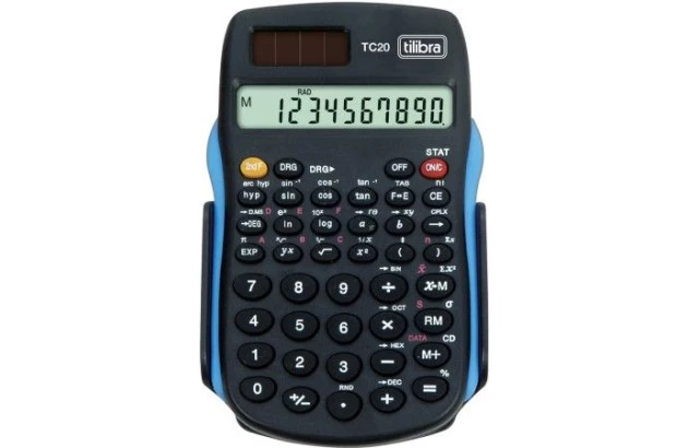 CALCULADORA CIENTIFICA TC20 PRETA 56 FUNCOES TILIBRA