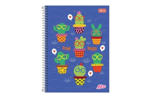 CADERNO COLEGIAL CAPA DURA 10 MATÉRIA 200FOLHAS 177X240 D+ FEMININO TILIBRA