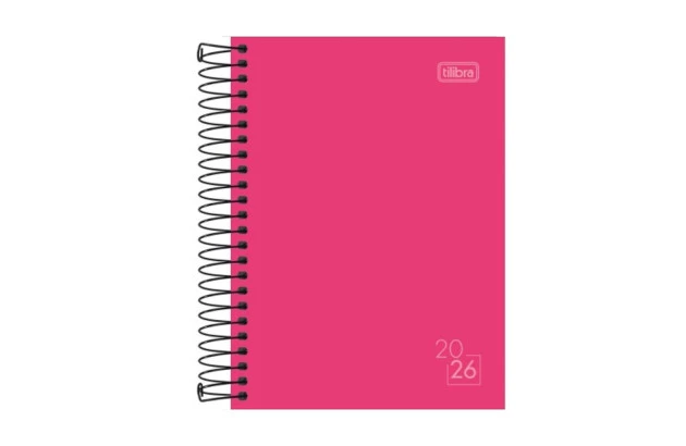 AGENDA ESPIRAL CAPA DURA M3 SPICE CORES 2026 TILIBRA