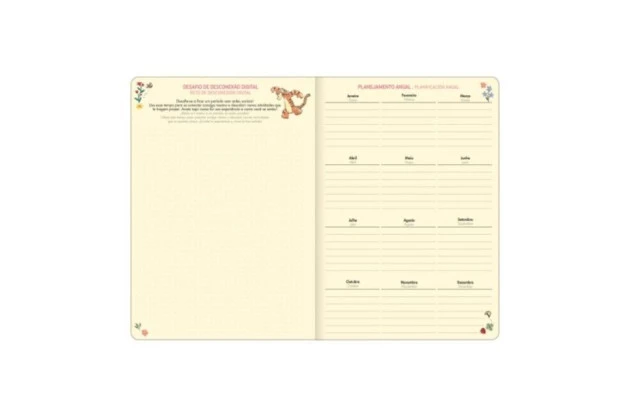 AGENDA ESPIRAL PLANNER CAPA FLEXIVEL M7 POOH 2026 TILIBRA
