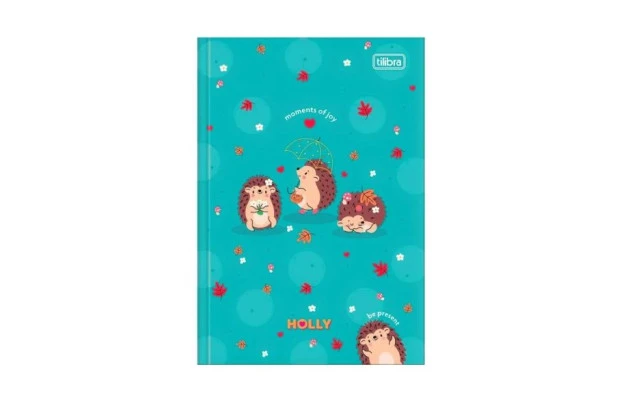 CADERNO DE CALIGRAFIA CAPA DURA COSTURADO 40 FOLHAS HOLLY 187X245MM - UNIDADE | TILIBRA