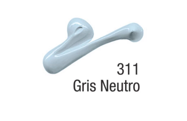 TINTA ACRÍLICA PARA TELA ACRYLIC COLORS 20ML GRIS NEUTRO 311 - UNIDADE | ACRILEX 13123