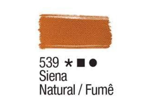 TINTA PARA TECIDO FOSCA 37ML SIENA NATURAL FUMÊ 539 - UNIDADE | ACRILEX 4140