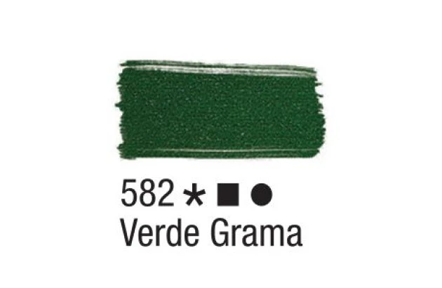 TINTA PARA TECIDO FOSCA 37ML VERDE GRAMA 582 - UNIDADE | ACRILEX 4140
