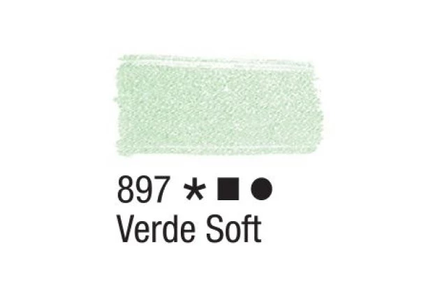 TINTA PARA TECIDO FOSCA 37ML VERDE SOFT 897 - UNIDADE | ACRILEX 4140