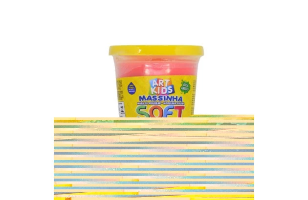 MASSA DE MODELAR SOFT 500G LARANJA 105 ACRILEX 7350