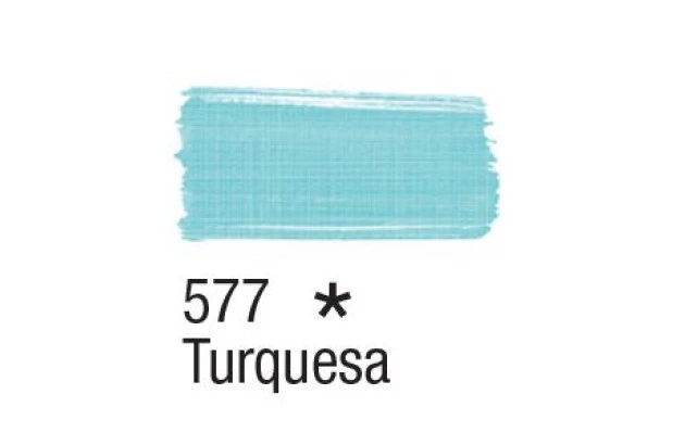 TINTA PARA TECIDO FOSCA 37ML TURQUESA 577 - UNIDADE | ACRILEX 4140