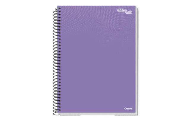 CADERNO UNIVERSITÁRIO 10 MATÉRIAS 140 FOLHAS CAPA DURA ESSENCIALE CREDEAL
