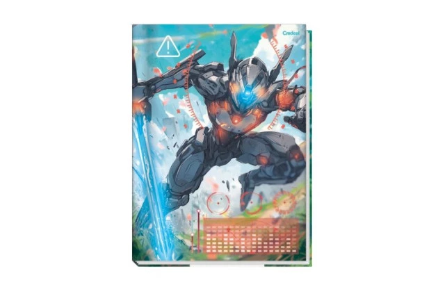 CADERNO UNIVERSITARIO COSTURADO CAPA DURA 80 FOLHAS TRON CREDEAL 287477