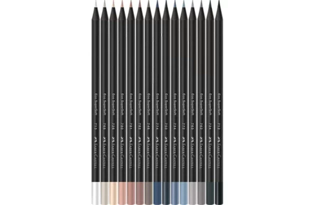 LÁPIS DE COR 15 CORES SUPERSOFT NEUTRAS ECOLAPIS FABER CASTELL