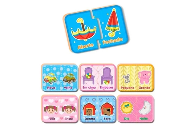 BRINQUEDO EDUCATIVO COLECAO BE A BA OPOSTOS + 3 ANOS | NIG BRINQUEDOS