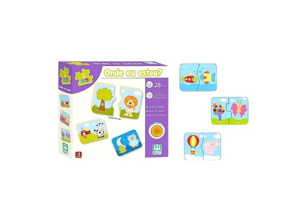 BRINQUEDO EDUCATIVO COLECAO BE A BA ONDE ESTOU + 3 ANOS | NIG BRINQUEDOS