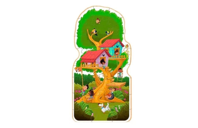 QUEBRA CABEÇA CASA DA ARVORE + 3 ANOS | NIG BRINQUEDOS