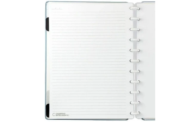 CADERNO INTELIGENTE GRANDE AZUL PASTEL CIGD4079