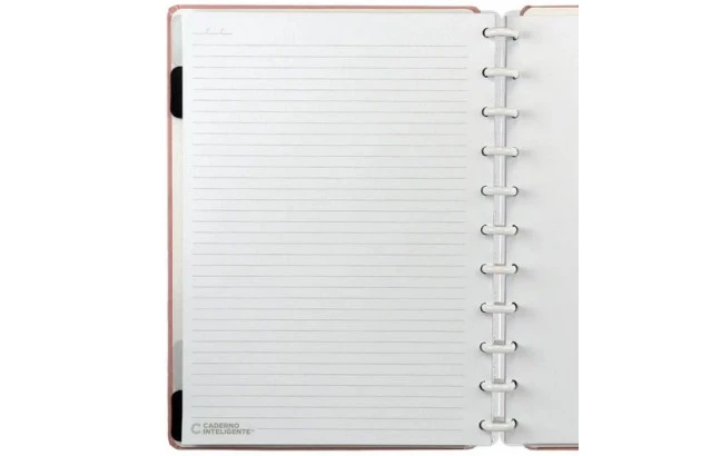 CADERNO INTELIGENTE GRANDE ROSE PASTEL CIGD4081