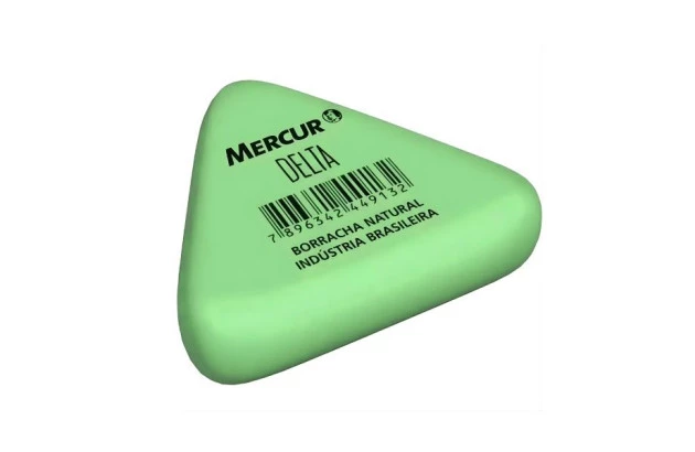 BORRACHA DELTA BRANCA MERCUR