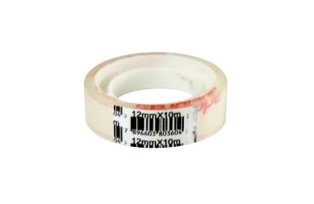 FITA DUREX ADESIVA TRANSPARENTE 12MM X 10M PEQUENO QUALICLEAR – BASE ÁGUA | ADELBRAS