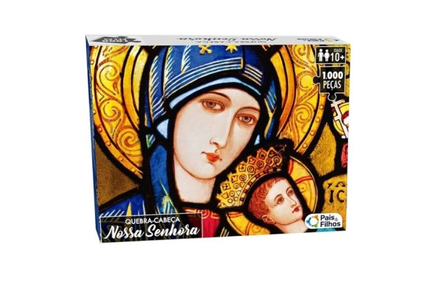 QUEBRA CABEÇA NOSSA SENHORA + 10 ANOS PAIS E FILHOS