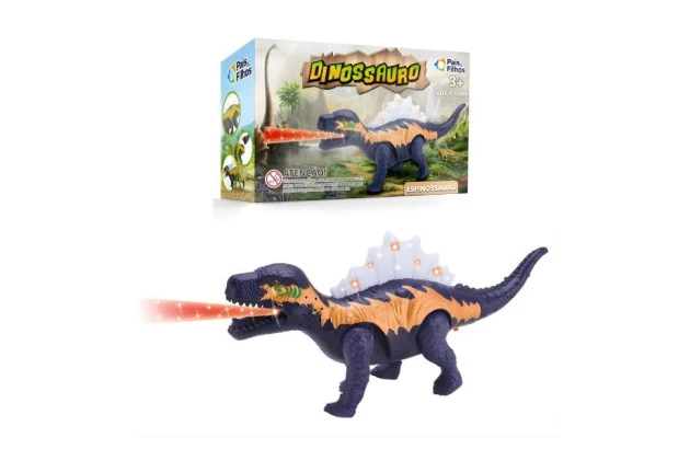 BRINQUEDO DINOSSAURO EPINOSSAURO LUZ E SOM 19017
