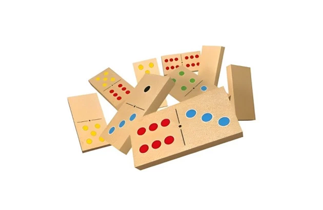 JOGO EDUCATIVO DOMINO 28 PEÇAS MDF + 4 ANOS 10772 PAIS E FILHOS