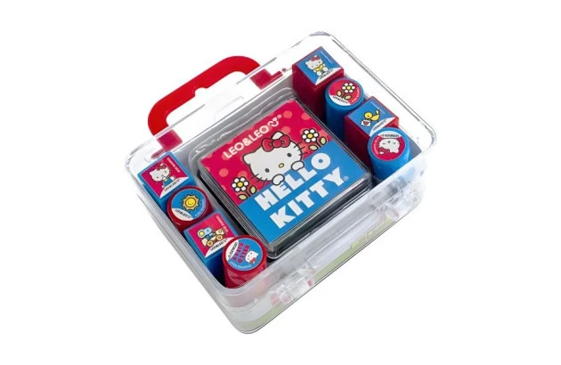 KIT CARIMBO HELLY KITTY 8 UNIDADES LEONORA 92097