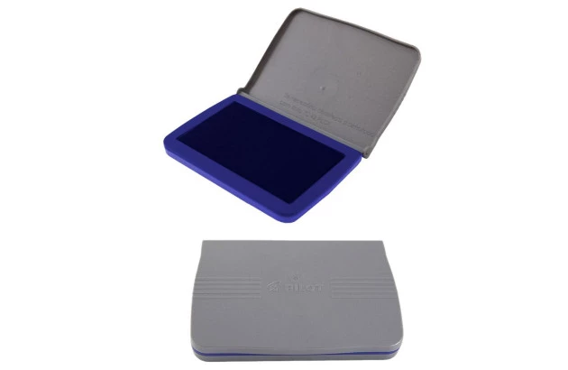 ALMOFADA CARIMBO Nº 3 AZUL SÉRIE TP COM TAMPA PLÁSTICA 6,7X11CM PILOT