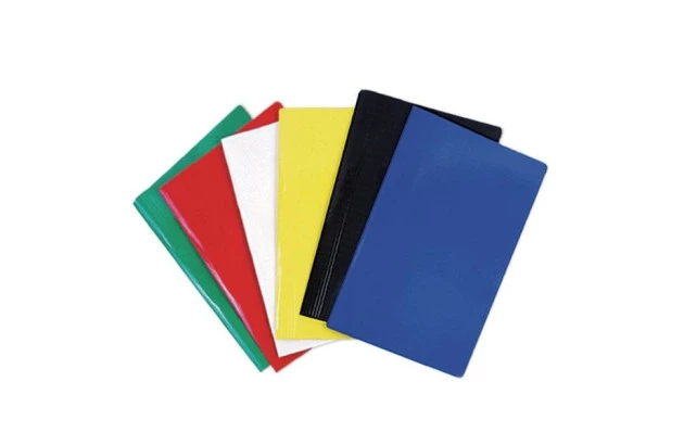 PASTA GRAMPO TRILHO PLÁSTICO PAPEL CARTÃO DUPLEX 250G/M² OFÍCIO PRETO - UNIDADE | FRAMA