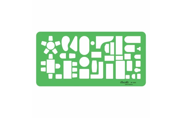 GABARITO SANITÁRIOS ESCALA 1:50 | TRIDENT MOD. 4381