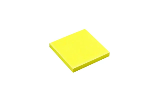 BLOCO DE RECADO ADESIVO 76X76 100F AMARELO NEON MAXPRINT