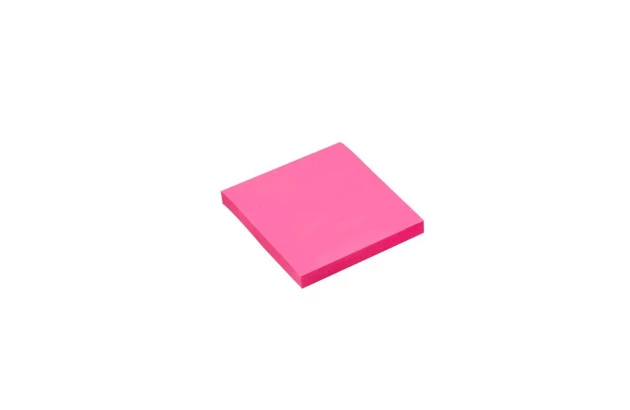 BLOCO DE RECADO ADESIVO 76X76 100F ROSA NEON MAXPRINT