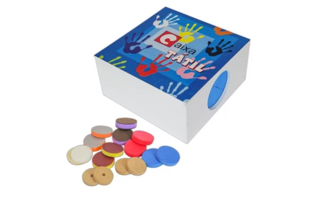 BRINQUEDO EDUCATIVO SENSORIAL CAIXA TATIL TEXTURAS DIFERENTES + 2 ANOS 3113 CARLU