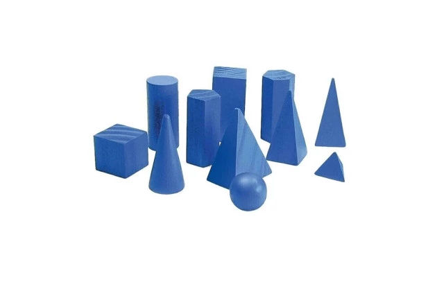 BRINQUEDO SÓLIDOS GEOMÉTRICOS 11 PEÇAS EM MADEIRA 30.37 JOTT PLAY
