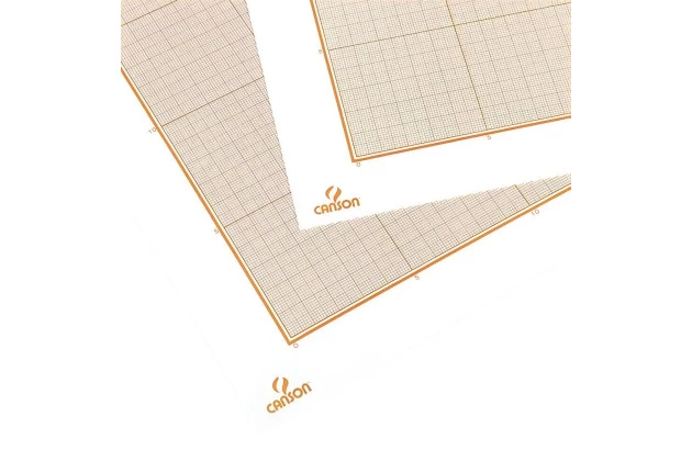 BLOCO MILIMETRADO CANSON A3 60G/M² BRANCO SULFITE 50 FOLHAS | CANSON