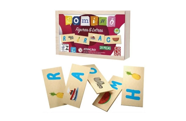 DOMINGO ANIMAIS 28 PEÇAS MDF ACIMA DE 5 ANOS PAIS E FILHOS